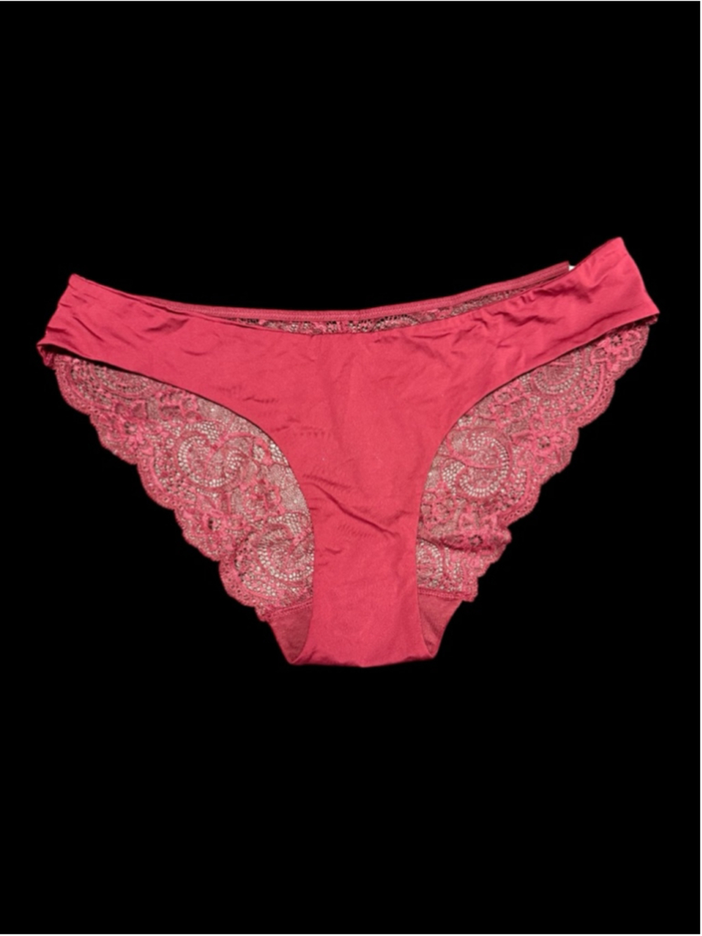 Women's CharmLeaks Red Lace Bikini Panties 2XL